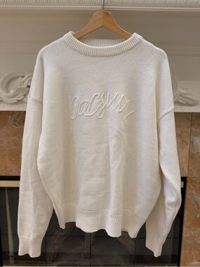 PACSUN | Pacsun Script Appliqué Crew Neck Sweater